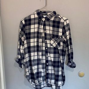Old navy flannel classic shirt! Navy blue